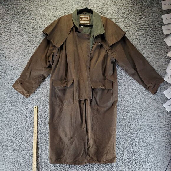 Driza-Bone Other - Driza-Bone Jacket Mens Large Brown Aussie Outback Long Oilskin Cotton Duster